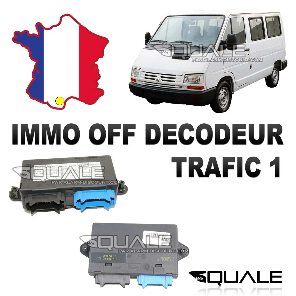 Désactivation anti démarrage pour trafic 1 avec le boitier décodeur immo off