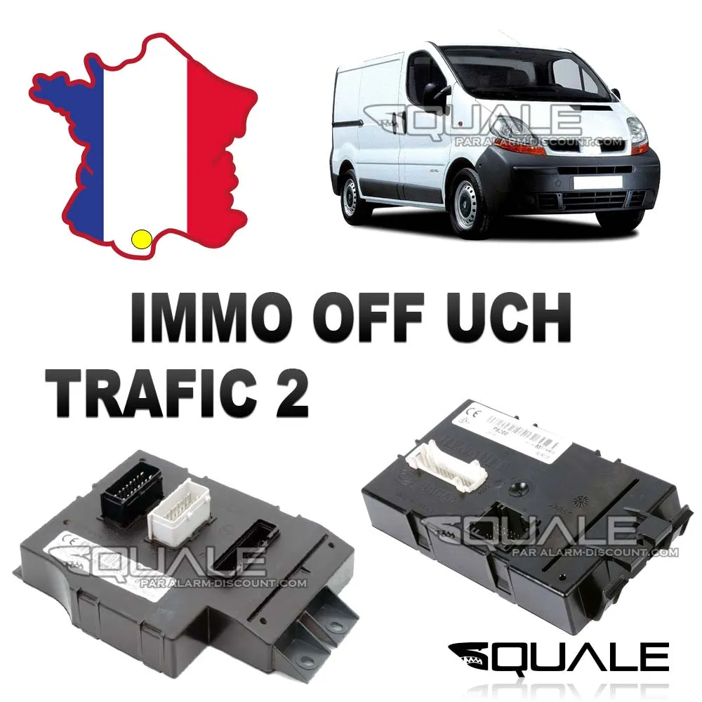 Désactivation anti démarrage pour trafic 2 avec l'UCH immo off