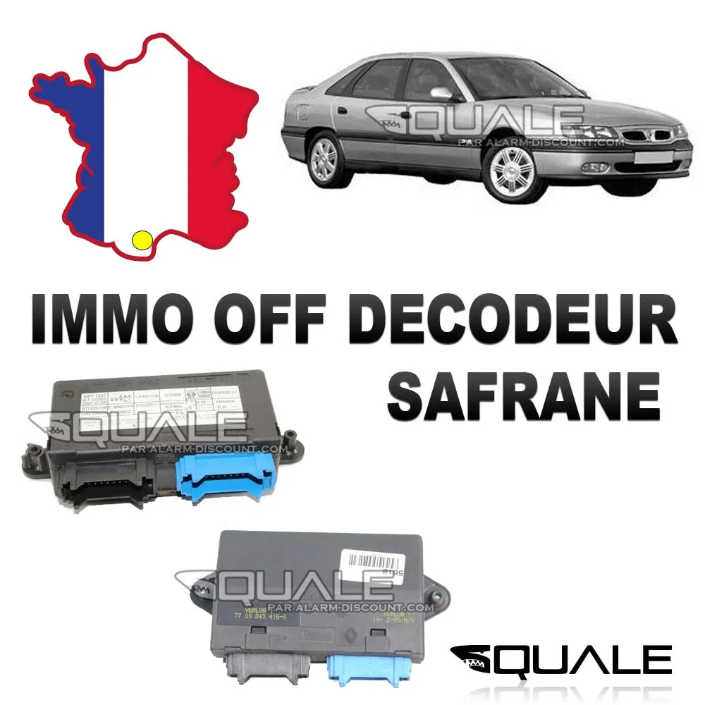 Désactivation anti démarrage pour safrane avec le boitier décodeur immo off