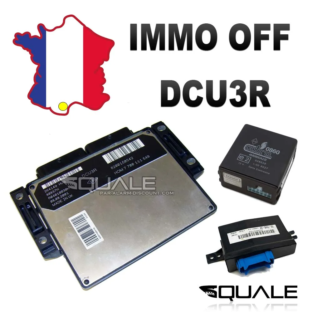 Désactivation anti démarrage DCU3R immo off