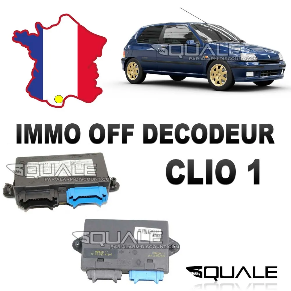 Désactivation anti démarrage pour clio 1 avec le boitier décodeur immo off