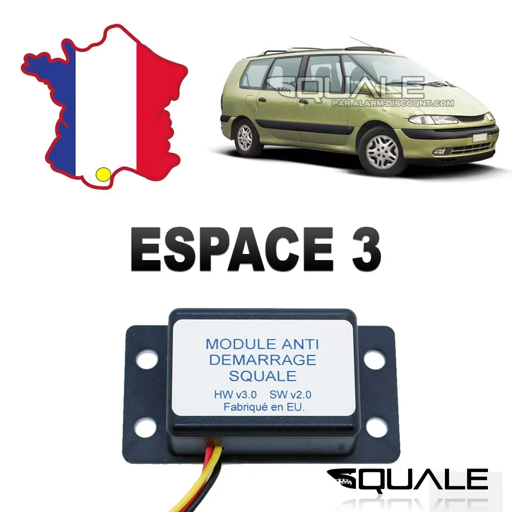 Désactivation anti démarrage pour espace 3