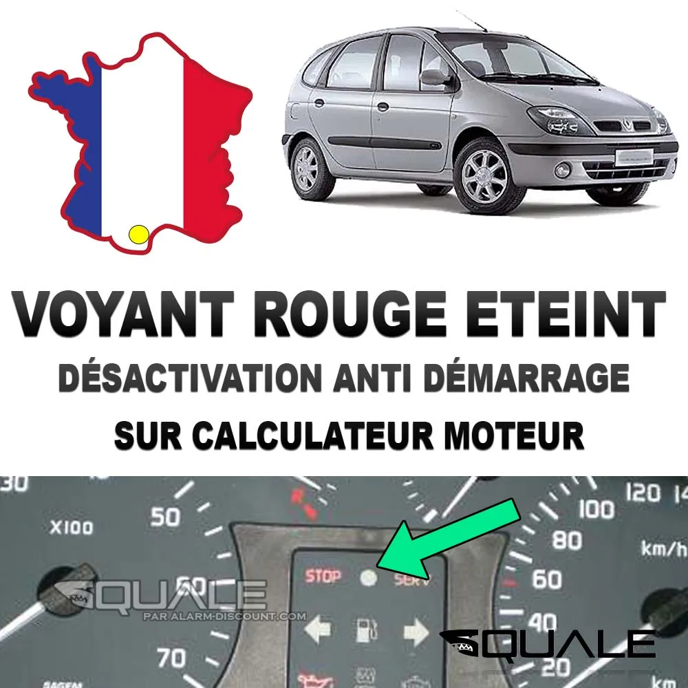 Désactivation anti démarrage sur calculateur RENAULT SCENIC 1 PHASE 2