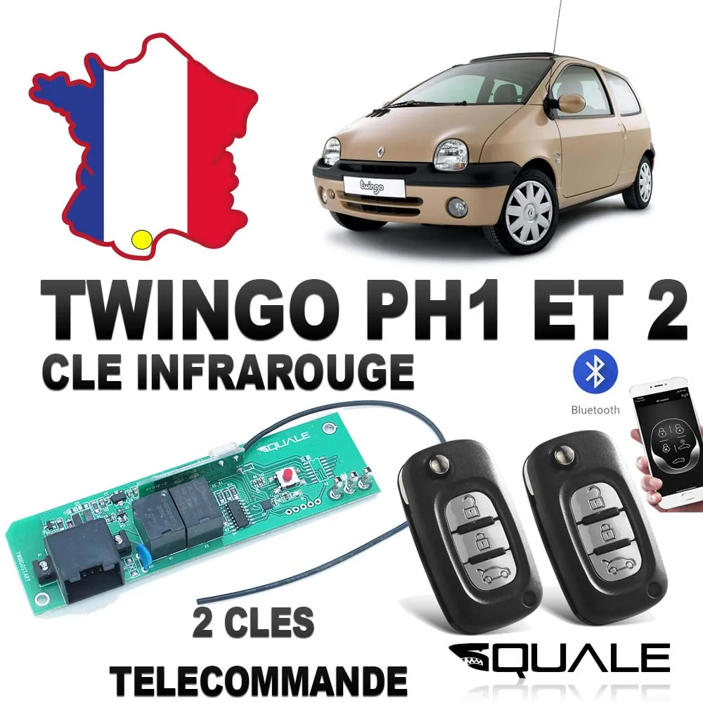 Solution anti demarrage twingo 1 phase 1 et 2 twingostart avec télécommandes